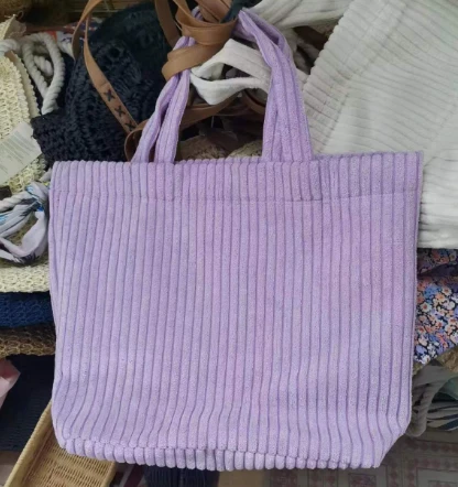 Borża tax-Xiri tan-Nisa Corduroy Vjola