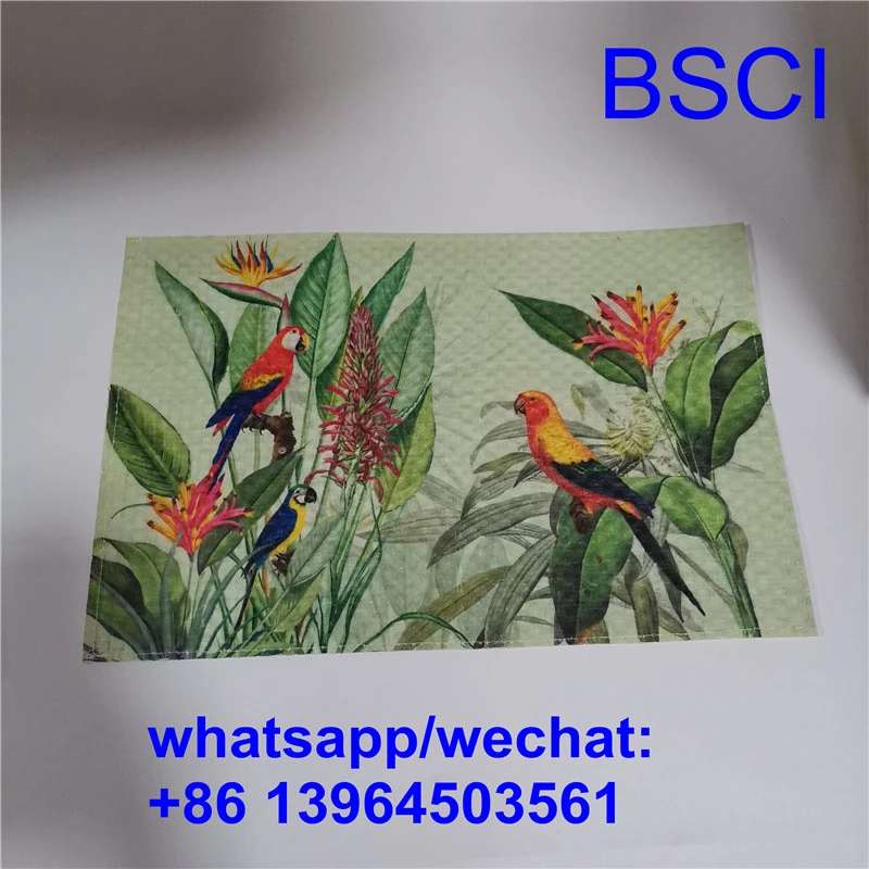 Placemats tal-karti bi Stampar