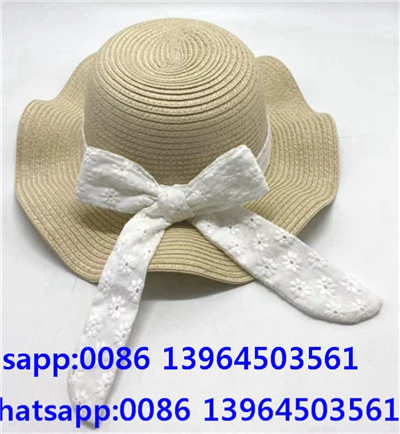 Lady Tiben Bowknot Beach Hat