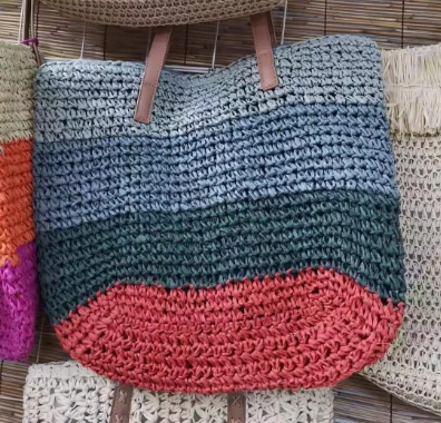 Multicolored Crochet Paper Naturali Tiben Borża
