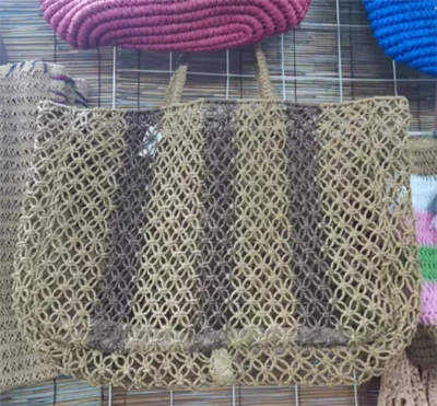 Kannella Handwoven Big Hollow Women Tote Bag