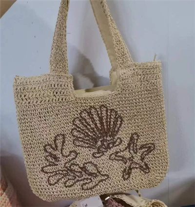 Borża ta 'l-ispalla tal-Krochet tal-Karta B'Disinn ta' Broidery