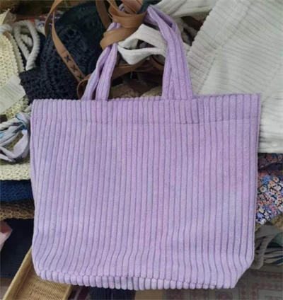 Borża tax-Xiri tan-Nisa Corduroy Vjola