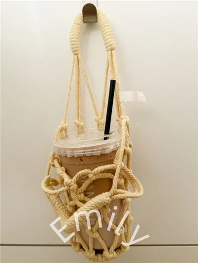 Qoton tal-kafè Handbags magħmula bl-idejn