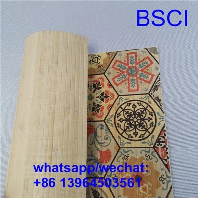 Placemats tal-Bambu Durabbli Kulur Naturali