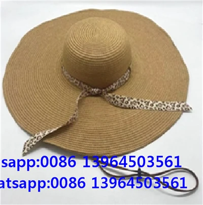 New Fashion Brim Women Sun Hat Bil-Ħabel tar-Riħ