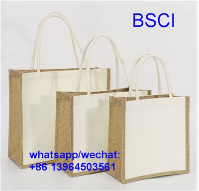 Bag tat-Tote tal-Kanvas Naturali