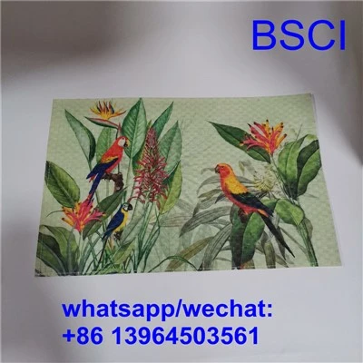 Placemats tal-karti bi Stampar